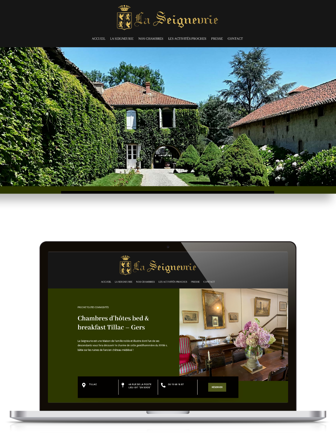 seigeurie Création de site web