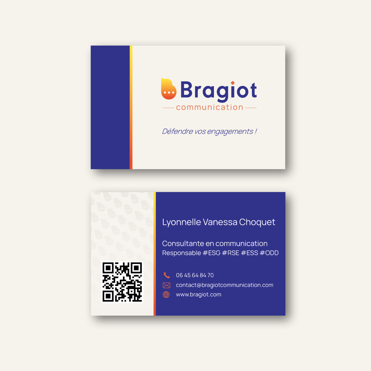 Création carte de visite